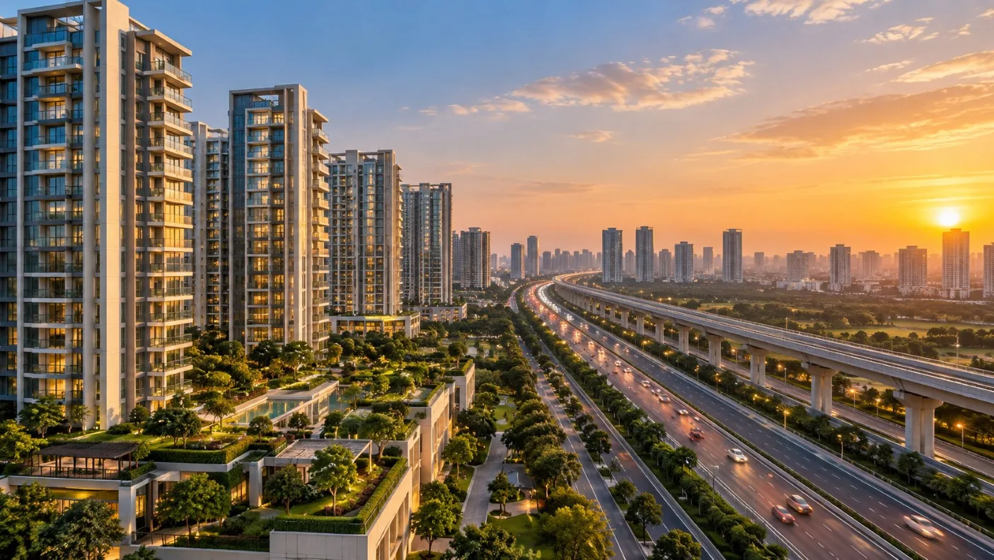 Modern luxury residential development near Dwarka Expressway, Gurgaon