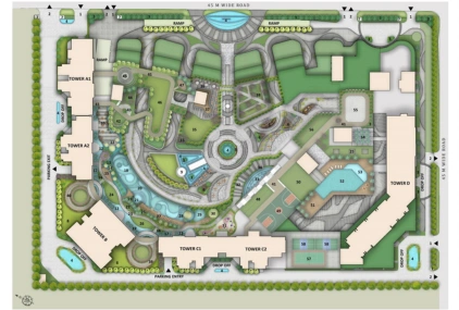 M3M The Cullinan Noida Site Plan