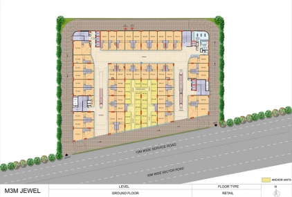 M3M Jewel Ground Floor