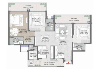 3.5 BHK 2336 SQFT