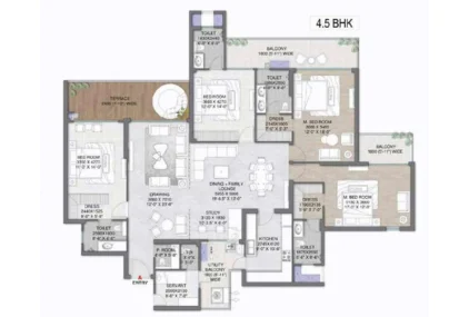 4.5 BHK 3520 SQFT