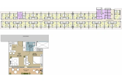 M3M The Line Typical Floor Plan