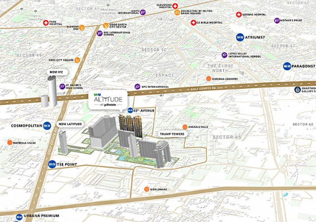 M3M Altitude Location Advantages