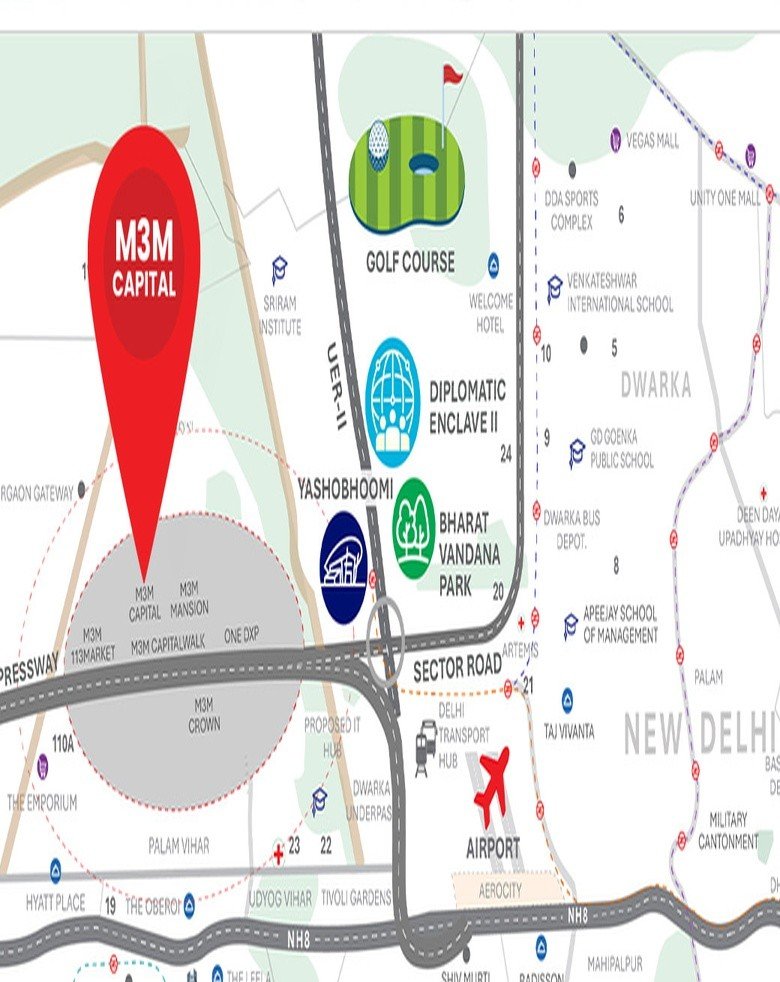 Location Advantage of M3M Capital