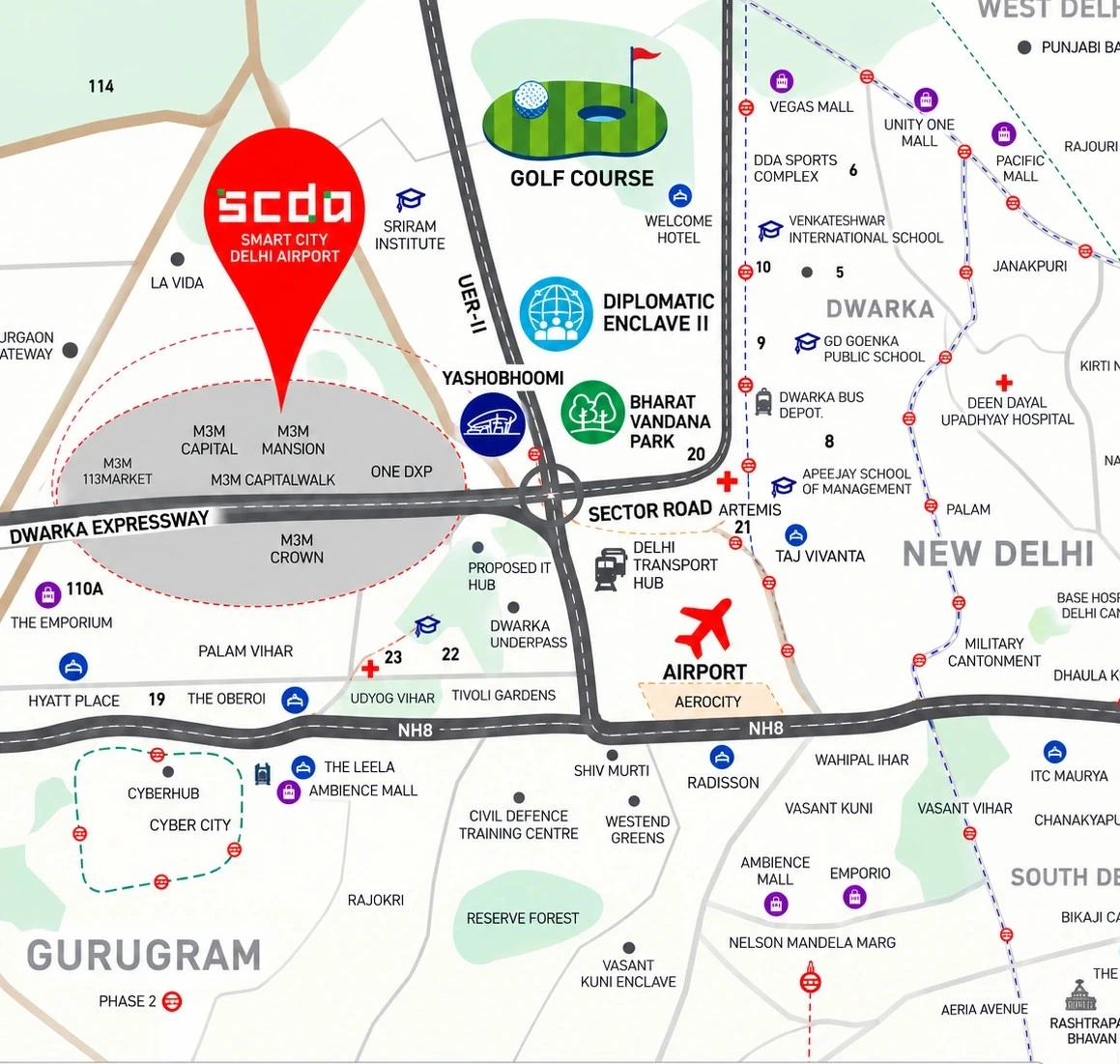 Location Advantage of M3M CFC