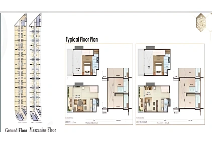 1 BHK Duplex Floor Plan