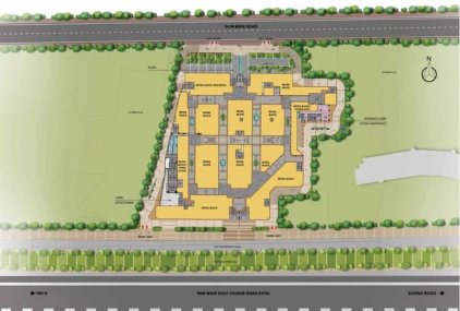 M3M Broadway Site Plan