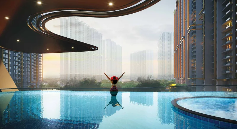Temperature Regulated Terrace Pool