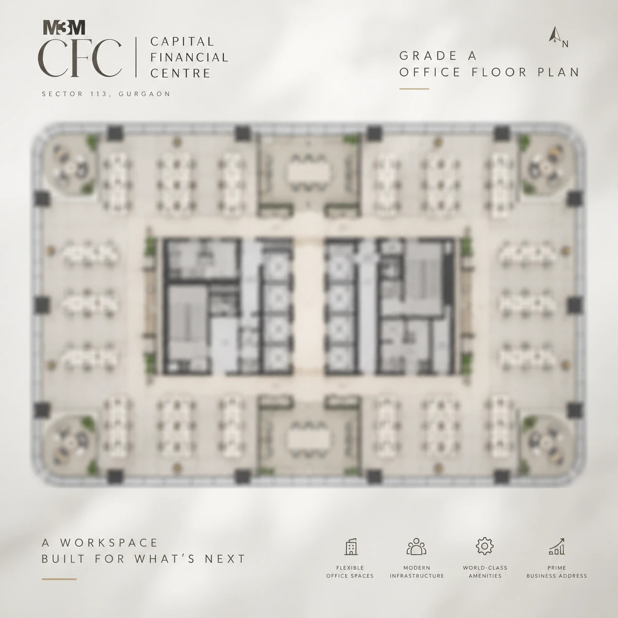 Grade-A Office Floor Plans