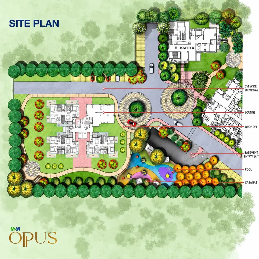 M3M Opus at M3M Merlin floor plan - Site Plan