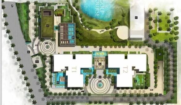 M3M Trump Tower floor plan - Site Plan