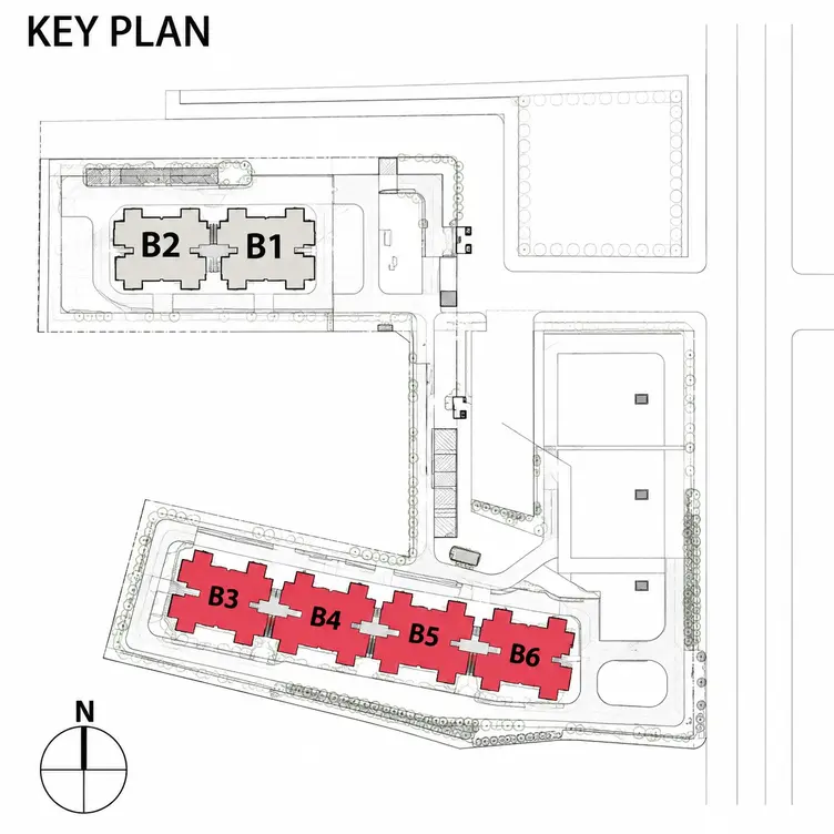 M3M Forestia East floor plan - Site Plan