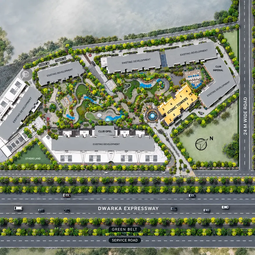 M3M St. Andrews at SCDA floor plan - Site Plan